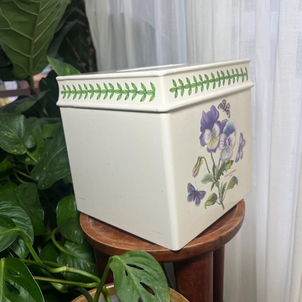 Vintage Botanic Garden Floral Tissue Box Cover Cottagecore Shabby Chic - Picture 3 of 9